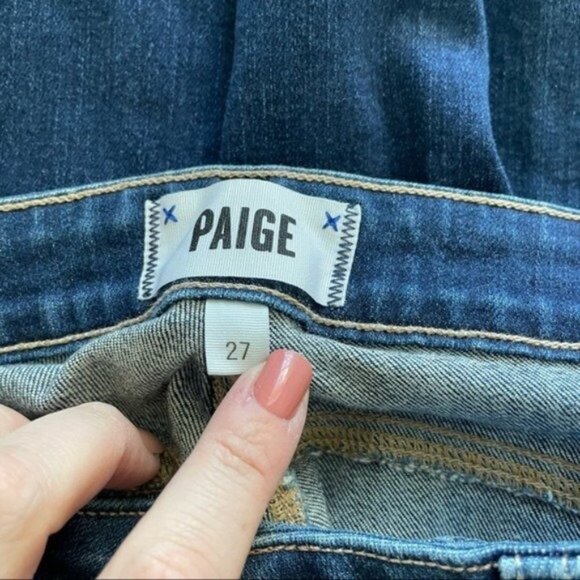 Paige Skyline Skinny Jeans in Idlewild Wash - Picture 6 of 9